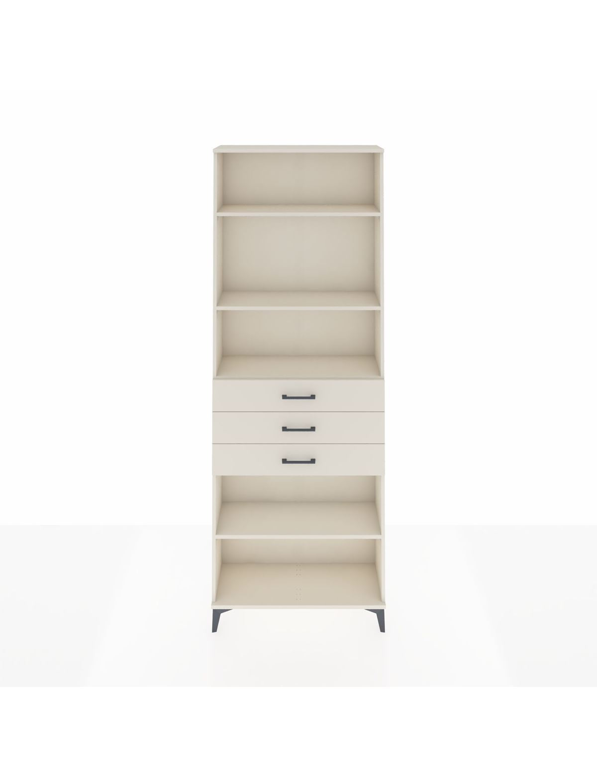 Arges Dolap 4 Raflı 3 Çekmeceli 88x30x243 Aytaşı-Aytaşı