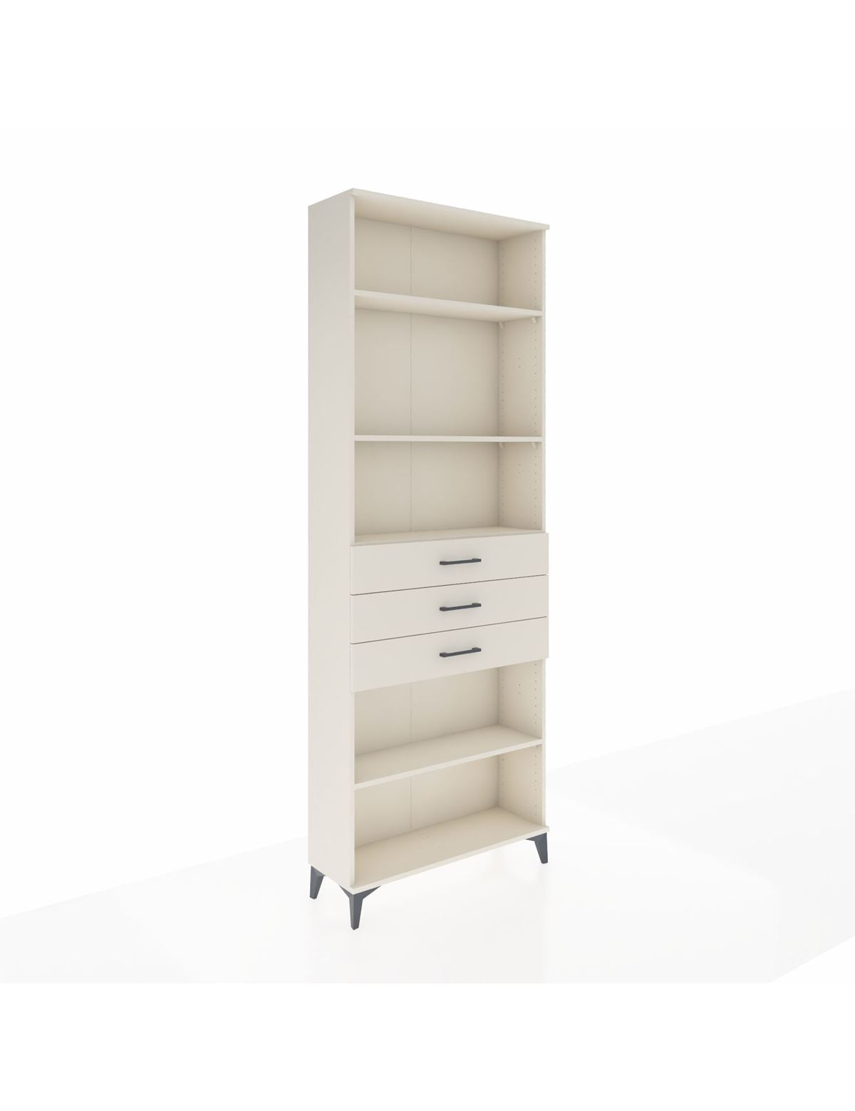 Arges Dolap 4 Raflı 3 Çekmeceli 88x30x243 Aytaşı-Aytaşı