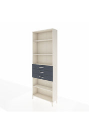 Arges Dolap 4 Raflı 3 Çekmeceli 88x30x243 Aytaşı-Antrasit