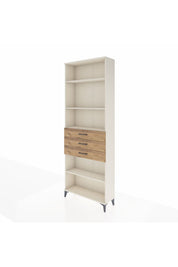 Arges Dolap 4 Raflı 3 Çekmeceli 88x30x243 Aytaşı-Çam