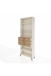 Arges Dolap 4 Raflı 3 Çekmeceli 88x30x243 Aytaşı-Çam