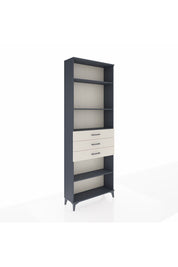 Arges Dolap 4 Raflı 3 Çekmeceli 88x30x243 Antrasit-Aytaşı