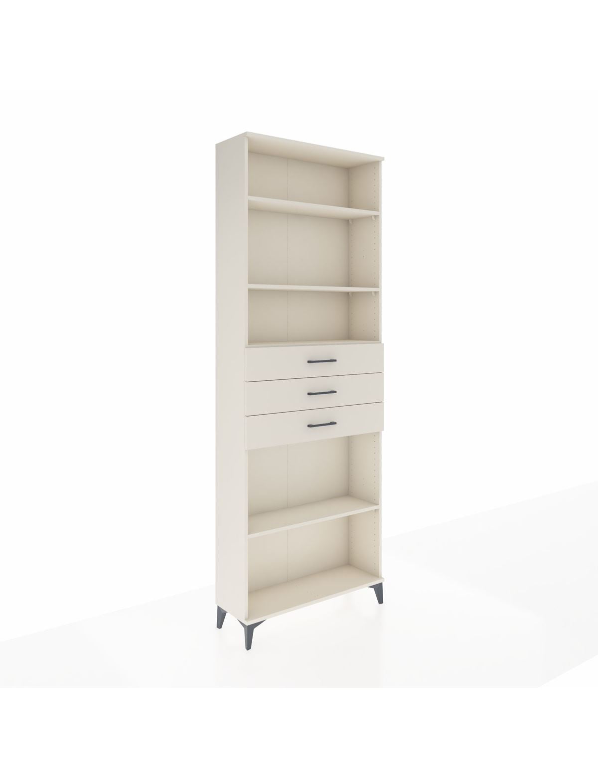 Arges Dolap 4 Raflı 3 Çekmeceli 88x30x243 Aytaşı-Aytaşı