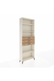 Arges Dolap 4 Raflı 3 Çekmeceli 88x30x243 Aytaşı-Çam