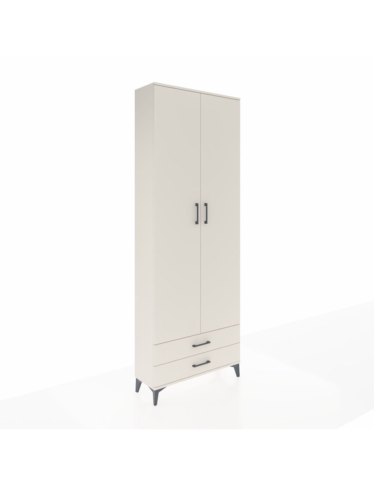 Arges Dolap 5 Raflı 2 Çekmeceli 2 Kapaklı 88x30x243 Aytaşı-Aytaşı