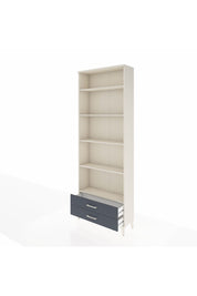 Arges Dolap 5 Raflı 2 Çekmeceli 88x30x243 Aytaşı-Antrasit
