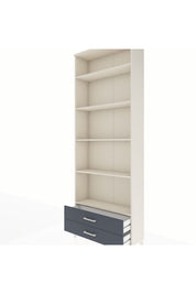 Arges Dolap 5 Raflı 2 Çekmeceli 88x30x243 Aytaşı-Antrasit