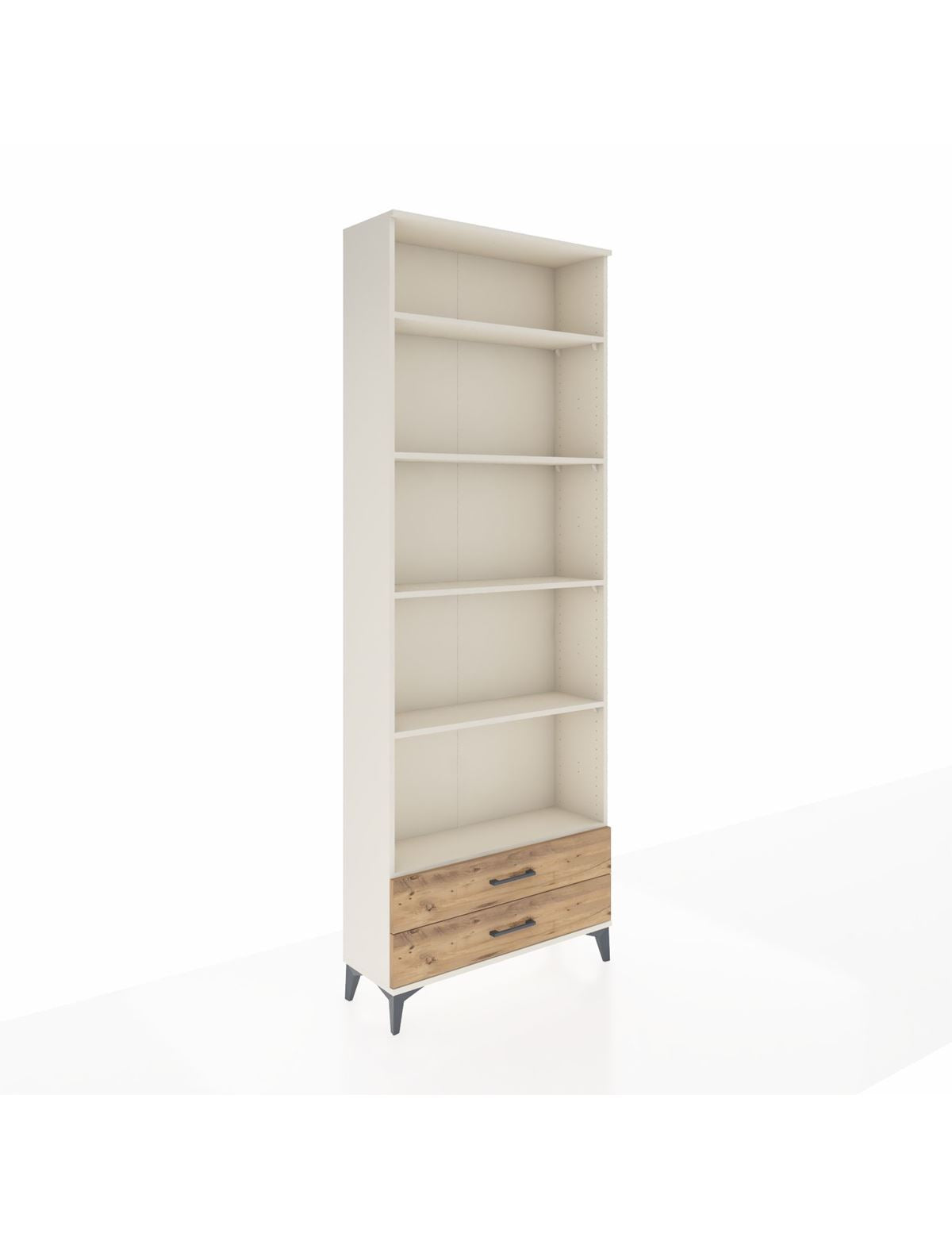 Arges Dolap 5 Raflı 2 Çekmeceli 88x30x243 Aytaşı-Çam