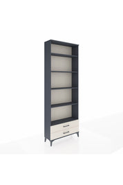 Arges Dolap 5 Raflı 2 Çekmeceli 88x30x243 Antrasit-Aytaşı