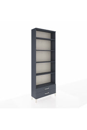 Arges Dolap 5 Raflı 2 Çekmeceli 88x30x243 Antrasit-Antrasit