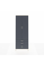 Arges Dolap 4 Raflı 2 Çekmeceli 4 Kapaklı 88x30x243 Aytaşı-Antrasit