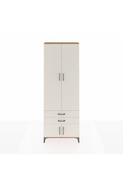 Arges Dolap 4 Raflı 2 Çekmeceli 4 Kapaklı 88x30x243 Çam-Aytaşı