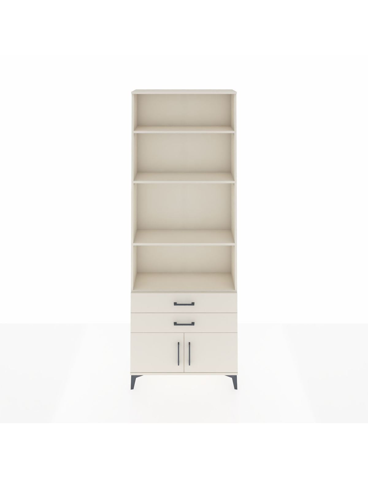 Arges Dolap 4 Raflı 2 Çekmeceli 2 Kapaklı 88x30x243 Aytaşı-Aytaşı