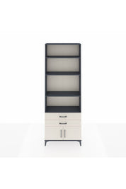 Arges Dolap 4 Raflı 2 Çekmeceli 2 Kapaklı 88x30x243 Antrasit-Aytaşı