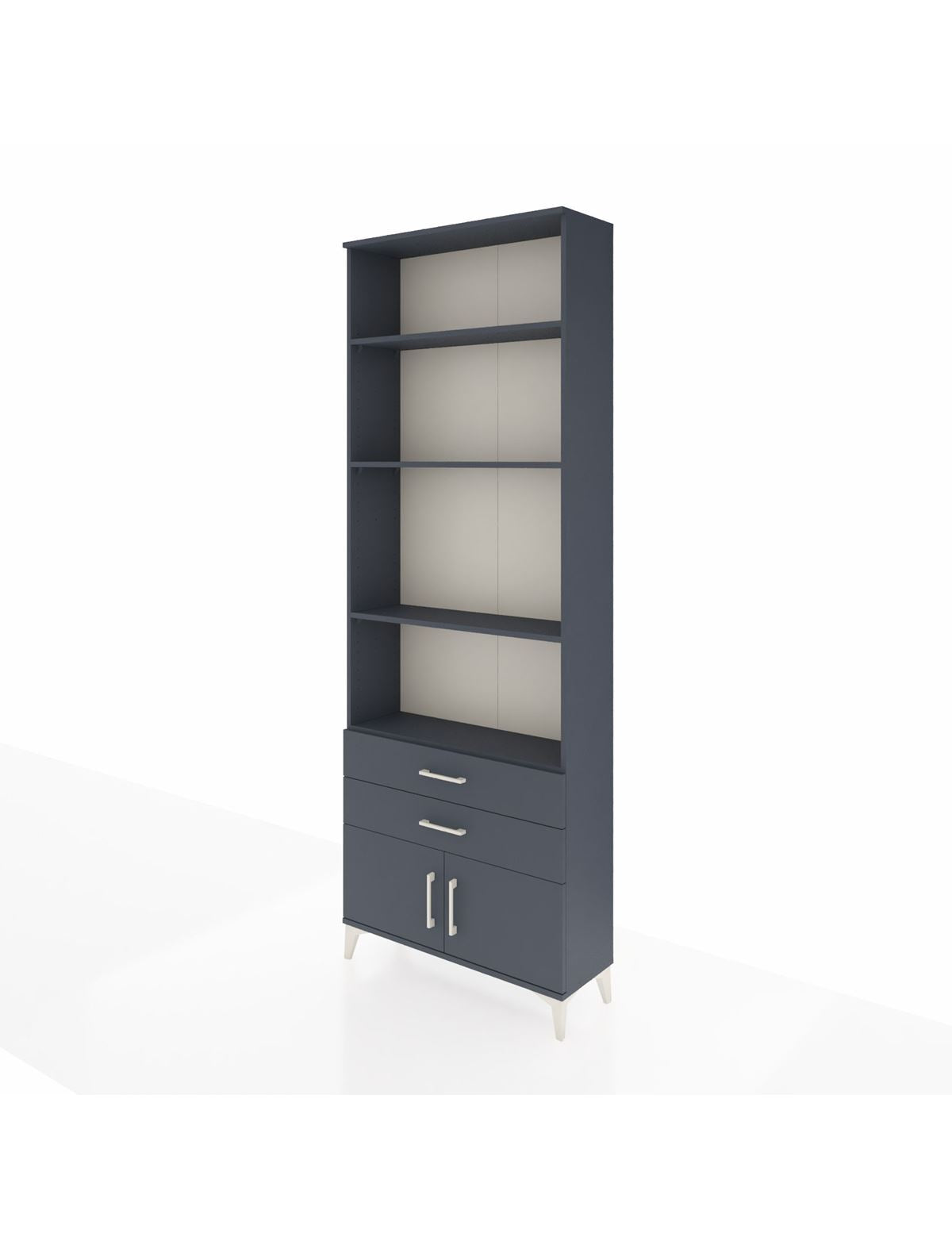 Arges Dolap 4 Raflı 2 Çekmeceli 2 Kapaklı 88x30x243 - S33M280V5A