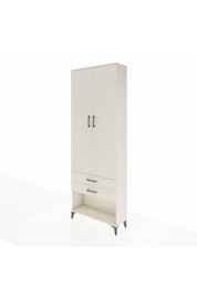 Arges Dolap 4 Raflı 2 Çekmeceli 2 Kapaklı 88x30x243 Aytaşı-Aytaşı