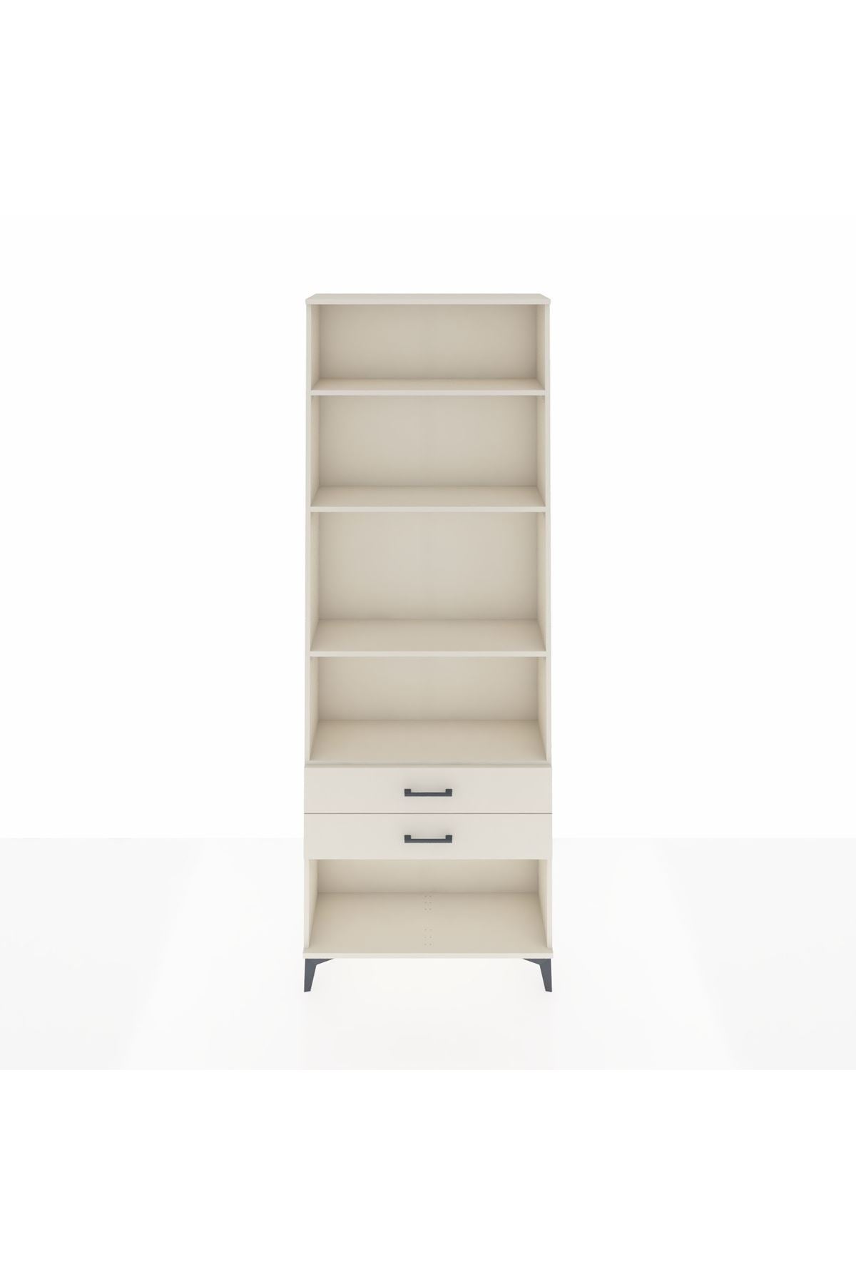 Arges Dolap 4 Raflı 2 Çekmeceli 88x30x243 Aytaşı-Aytaşı