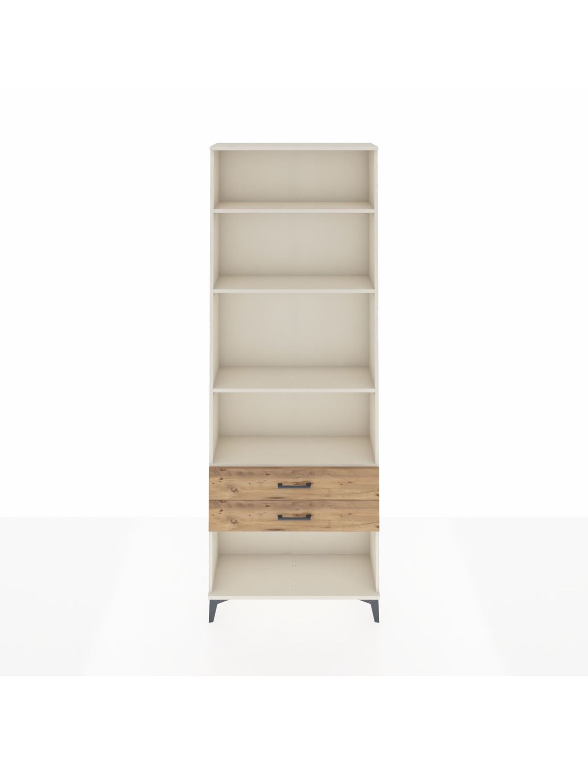 Arges Dolap 4 Raflı 2 Çekmeceli 88x30x243 Aytaşı-Çam