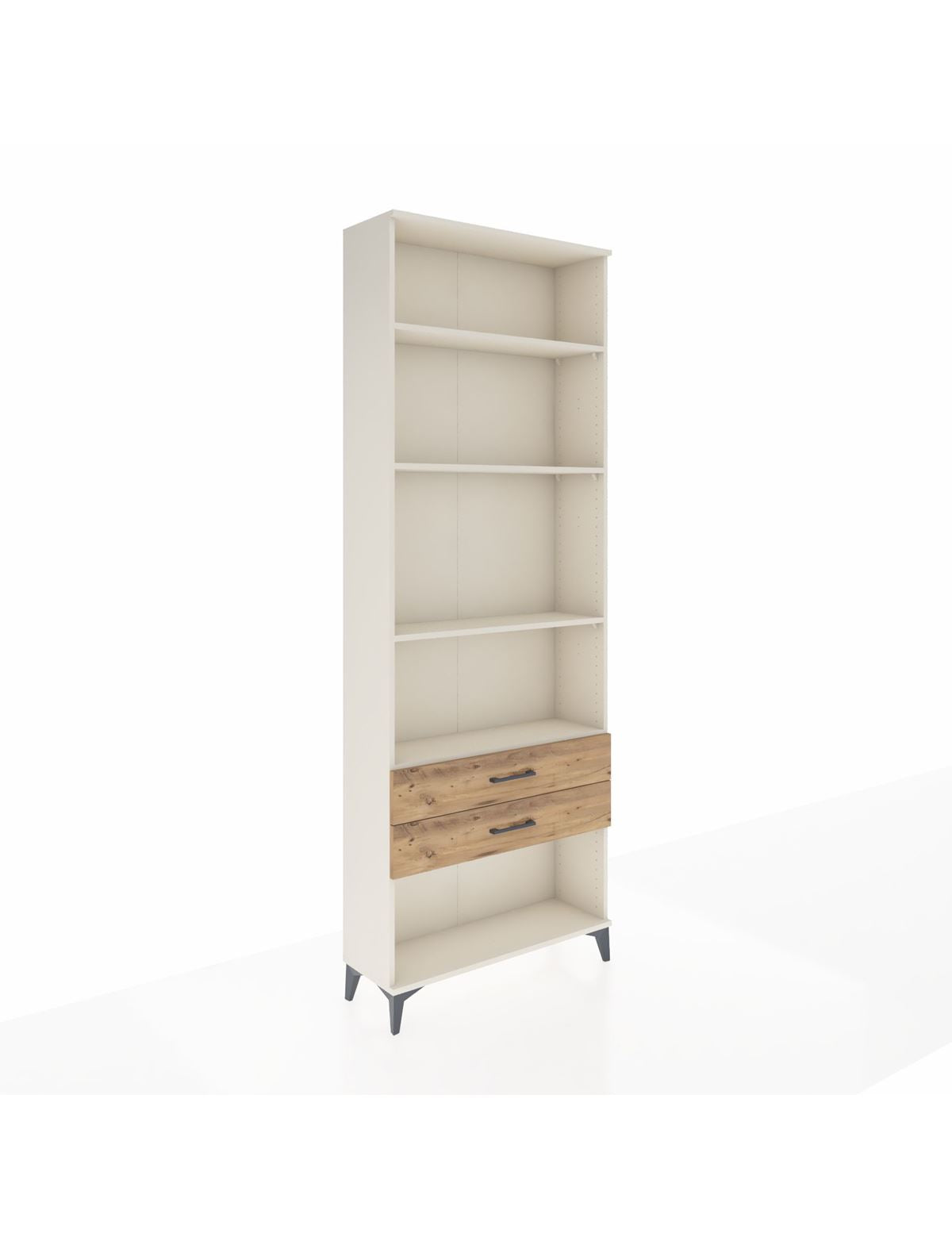 Arges Dolap 4 Raflı 2 Çekmeceli 88x30x243 Aytaşı-Çam