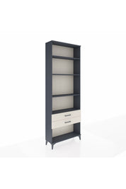 Arges Dolap 4 Raflı 2 Çekmeceli 88x30x243 Antrasit-Aytaşı