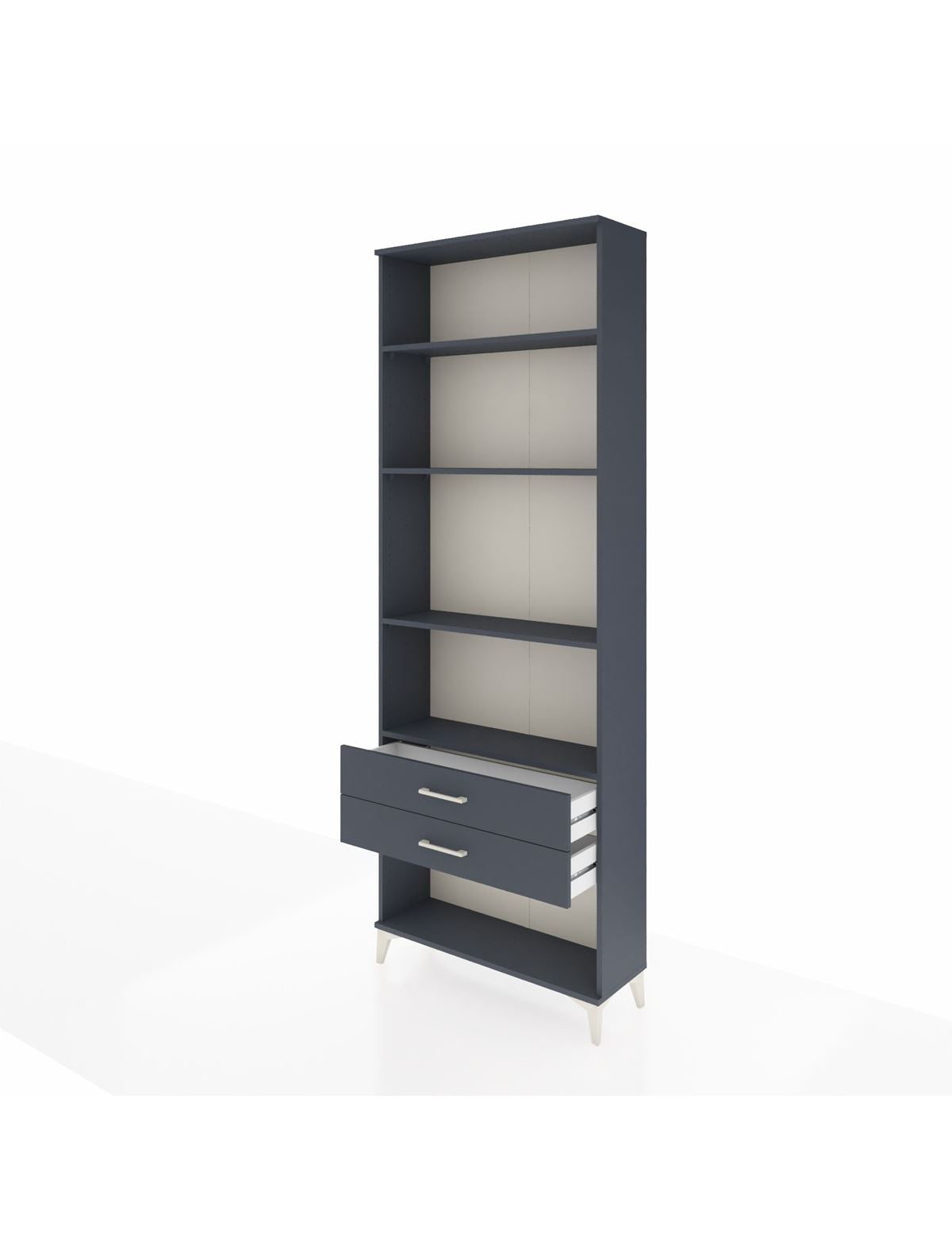 Arges Dolap 4 Raflı 2 Çekmeceli 88x30x243 - S33M282V5A