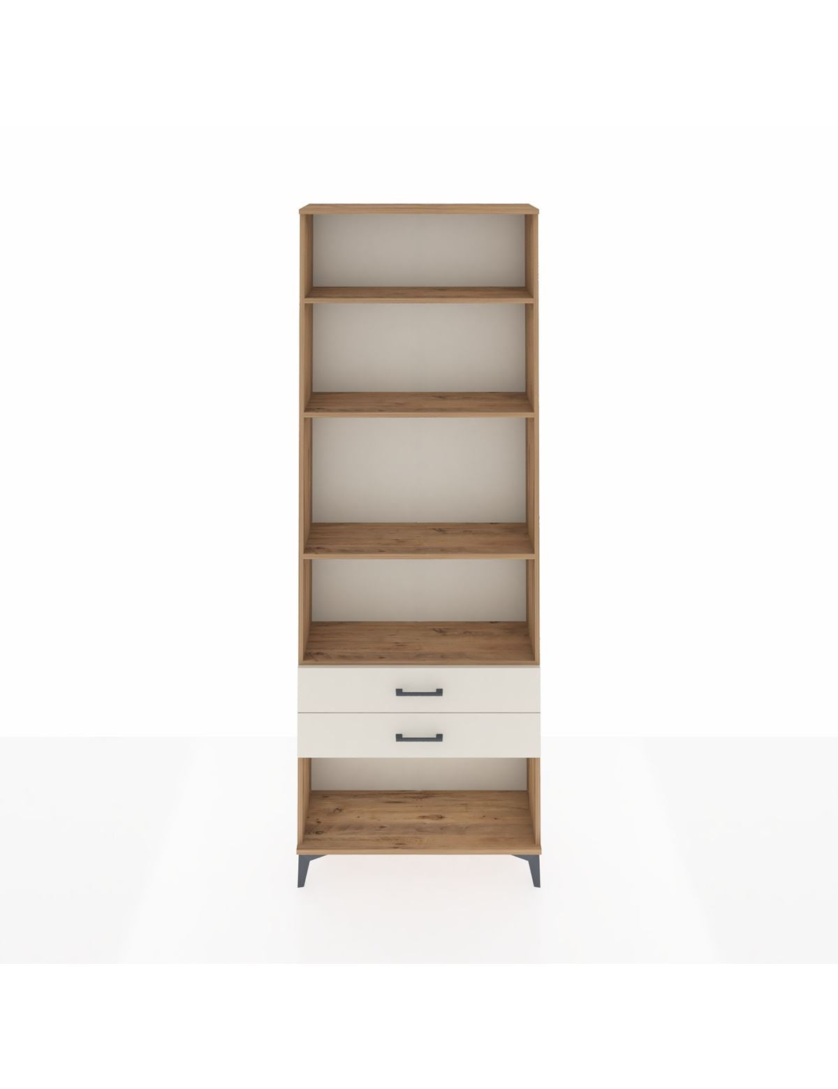 Arges Dolap 4 Raflı 2 Çekmeceli 88x30x243 Çam-Aytaşı