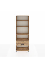 Arges Dolap 4 Raflı 2 Çekmeceli 88x30x243 Çam-Çam