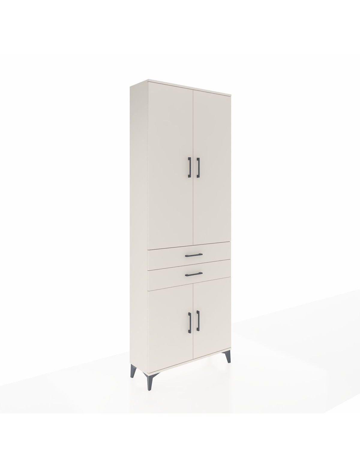 Arges Dolap 5 Raflı 2 Çekmeceli 4 Kapaklı 88x30x243 Aytaşı-Aytaşı