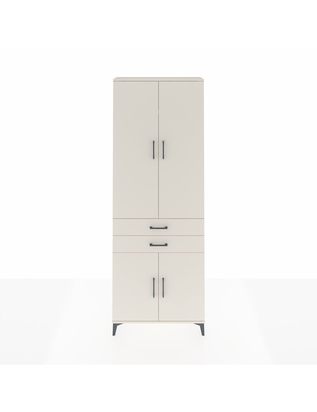 Arges Dolap 5 Raflı 2 Çekmeceli 4 Kapaklı 88x30x243 Aytaşı-Aytaşı