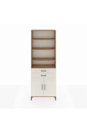 Arges Dolap 5 Raflı 2 Çekmeceli 2 Kapaklı 88x30x243 Çam-Aytaşı