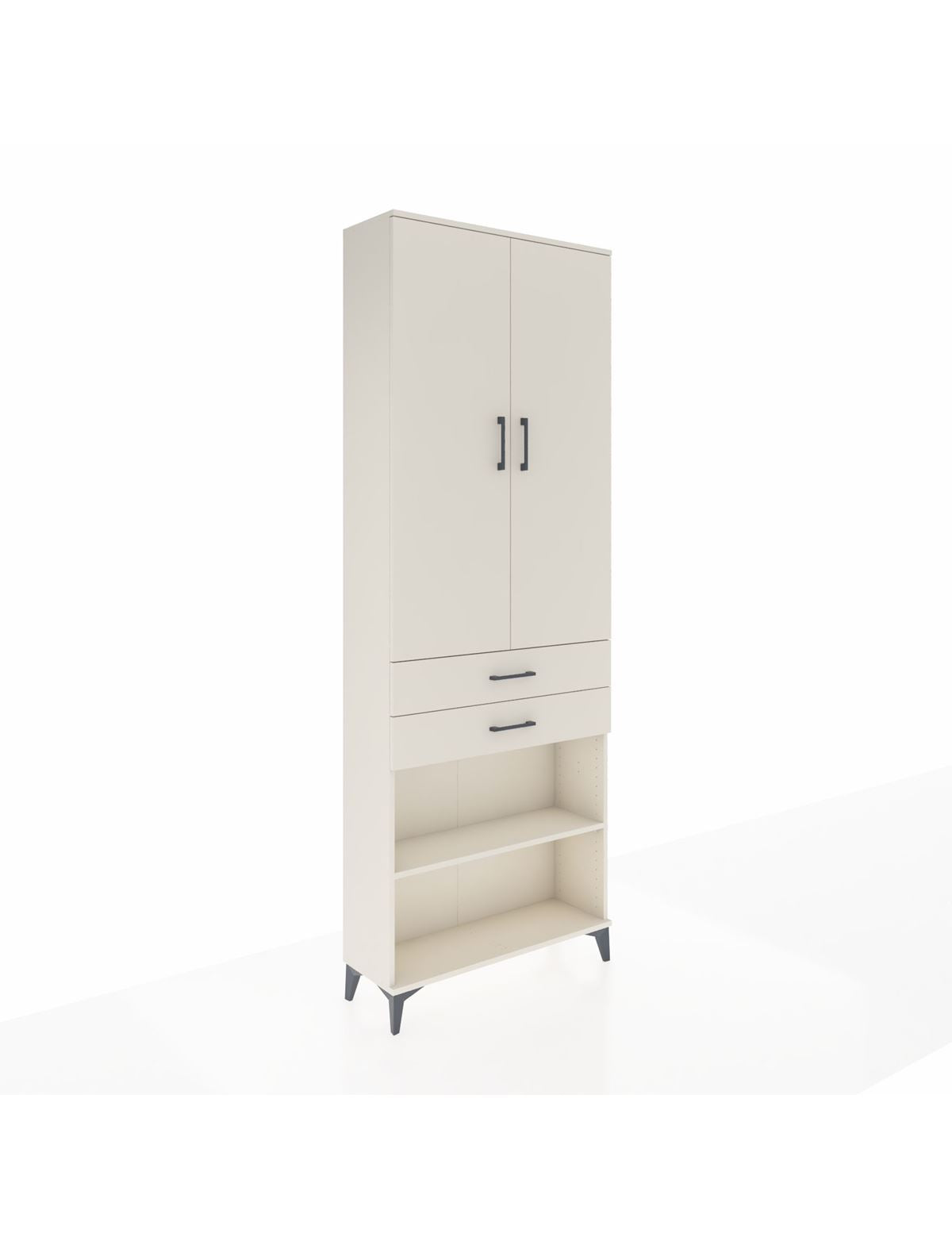 Arges Dolap 5 Raflı 2 Çekmeceli 2 Kapaklı 88x30x243 Aytaşı-Aytaşı