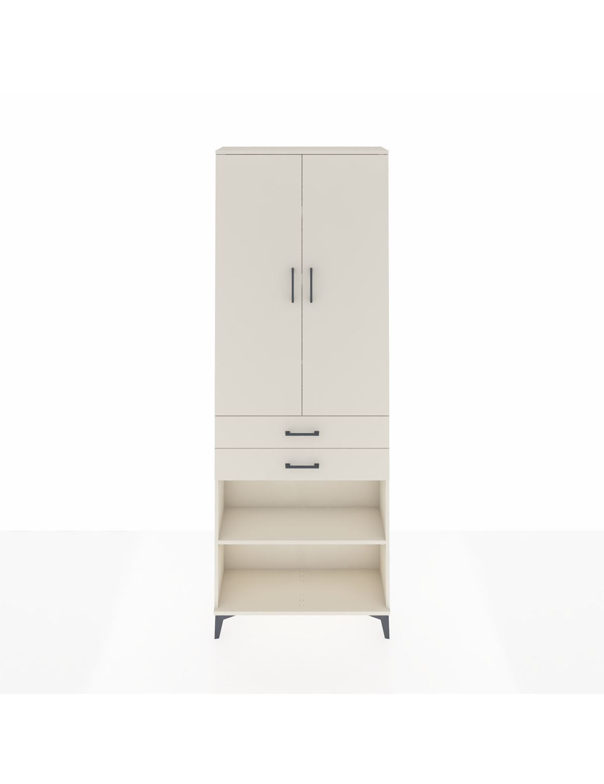 Arges Dolap 5 Raflı 2 Çekmeceli 2 Kapaklı 88x30x243 Aytaşı-Aytaşı