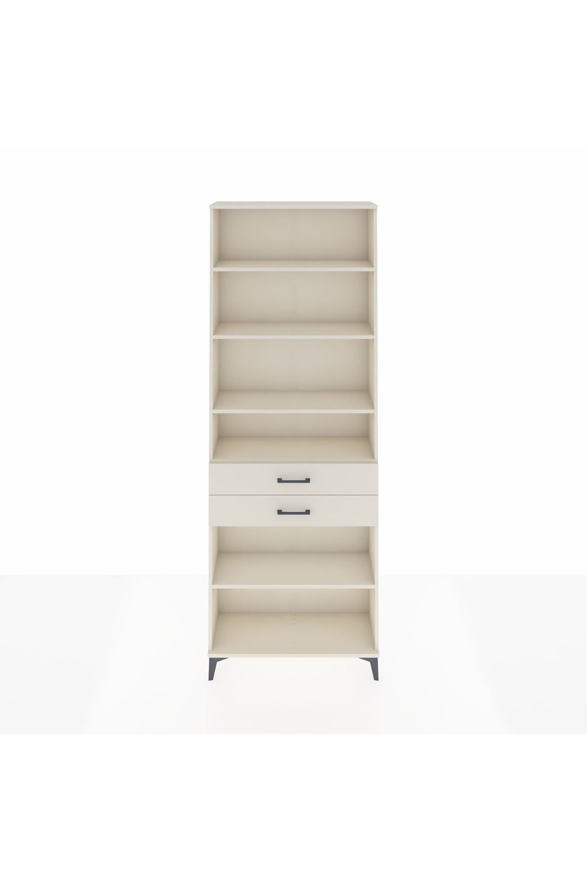 Arges Dolap 5 Raflı 2 Çekmeceli 88x30x243 Aytaşı-Aytaşı