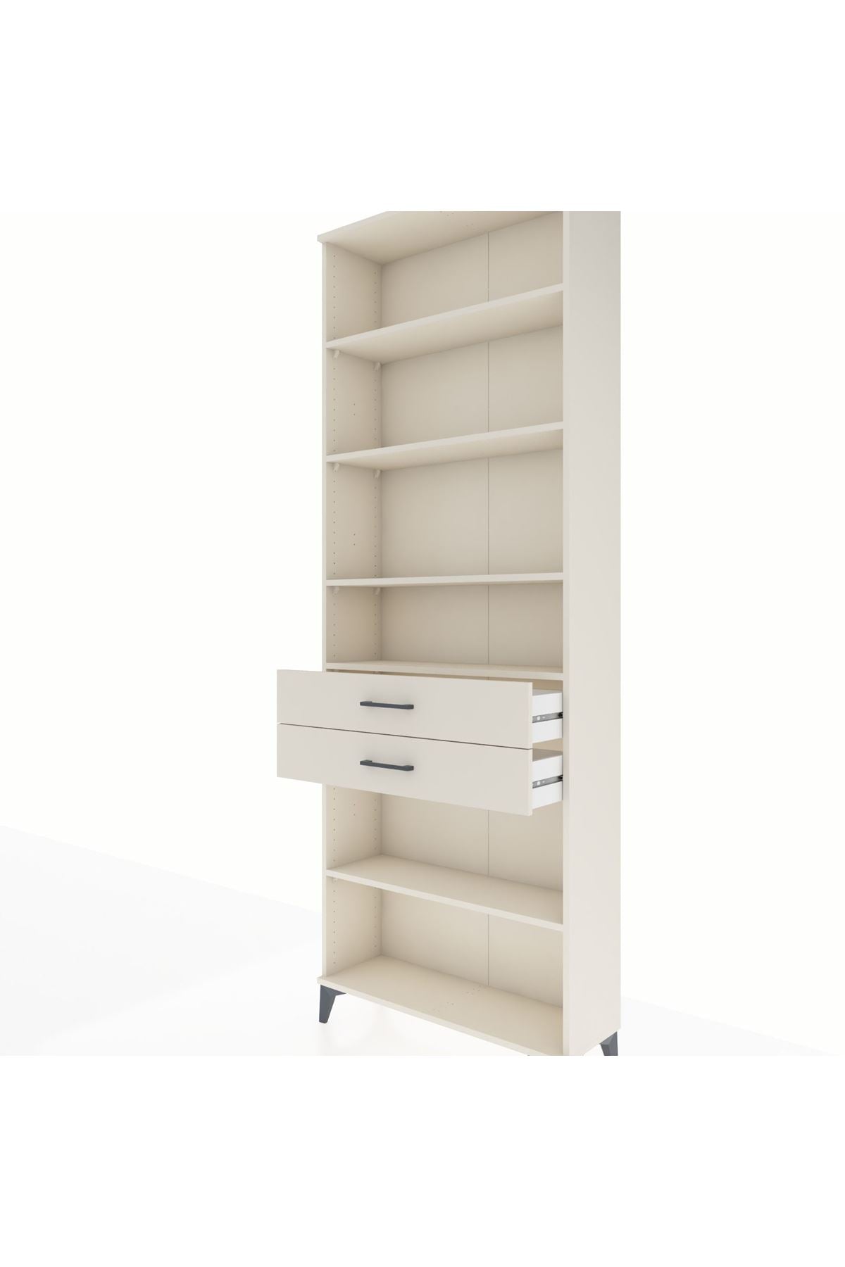 Arges Dolap 5 Raflı 2 Çekmeceli 88x30x243 - S33M286V1A