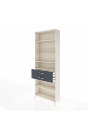 Arges Dolap 5 Raflı 2 Çekmeceli 88x30x243 Aytaşı-Antrasit