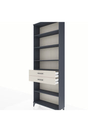 Arges Dolap 5 Raflı 2 Çekmeceli 88x30x243 Antrasit-Aytaşı