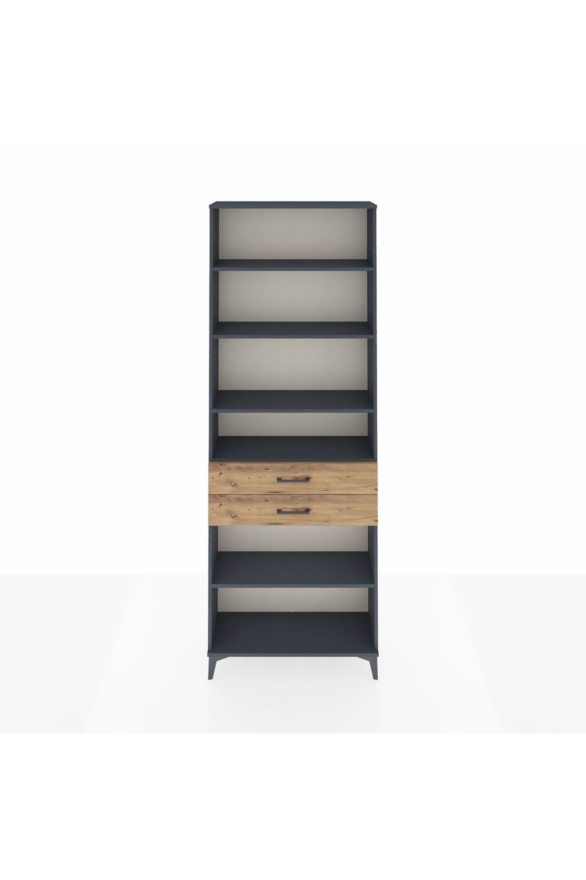 Arges Dolap 5 Raflı 2 Çekmeceli 88x30x243 - S33M286V6A