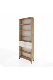 Arges Dolap 5 Raflı 2 Çekmeceli 88x30x243 Çam-Aytaşı