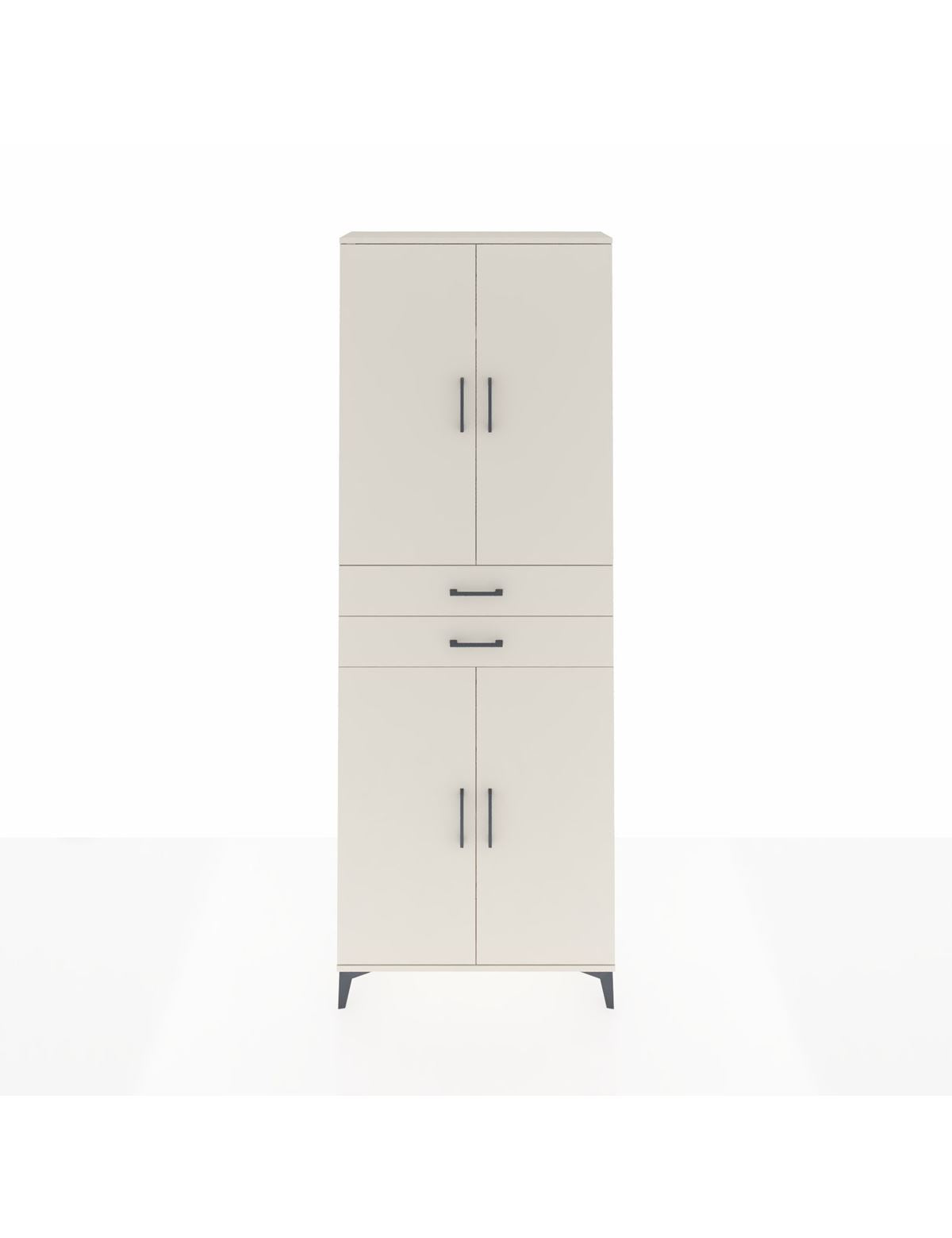 Arges Dolap 4 Raflı 2 Çekmeceli 4 Kapaklı 88x30x243 Aytaşı-Aytaşı