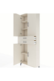 Arges Dolap 4 Raflı 2 Çekmeceli 4 Kapaklı 88x30x243 Aytaşı-Aytaşı