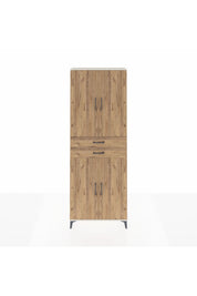 Arges Dolap 4 Raflı 2 Çekmeceli 4 Kapaklı 88x30x243 Aytaşı-Çam