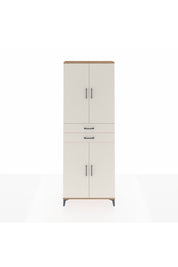 Arges Dolap 4 Raflı 2 Çekmeceli 4 Kapaklı 88x30x243 Çam-Aytaşı