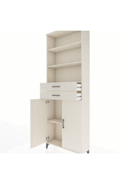 Arges Dolap 4 Raflı 2 Çekmeceli 2 Kapaklı 88x30x243 Aytaşı-Aytaşı