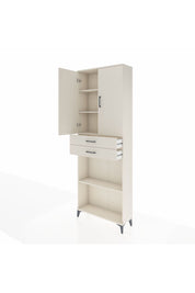 Arges Dolap 4 Raflı 2 Çekmeceli 2 Kapaklı 88x30x243 Aytaşı-Aytaşı