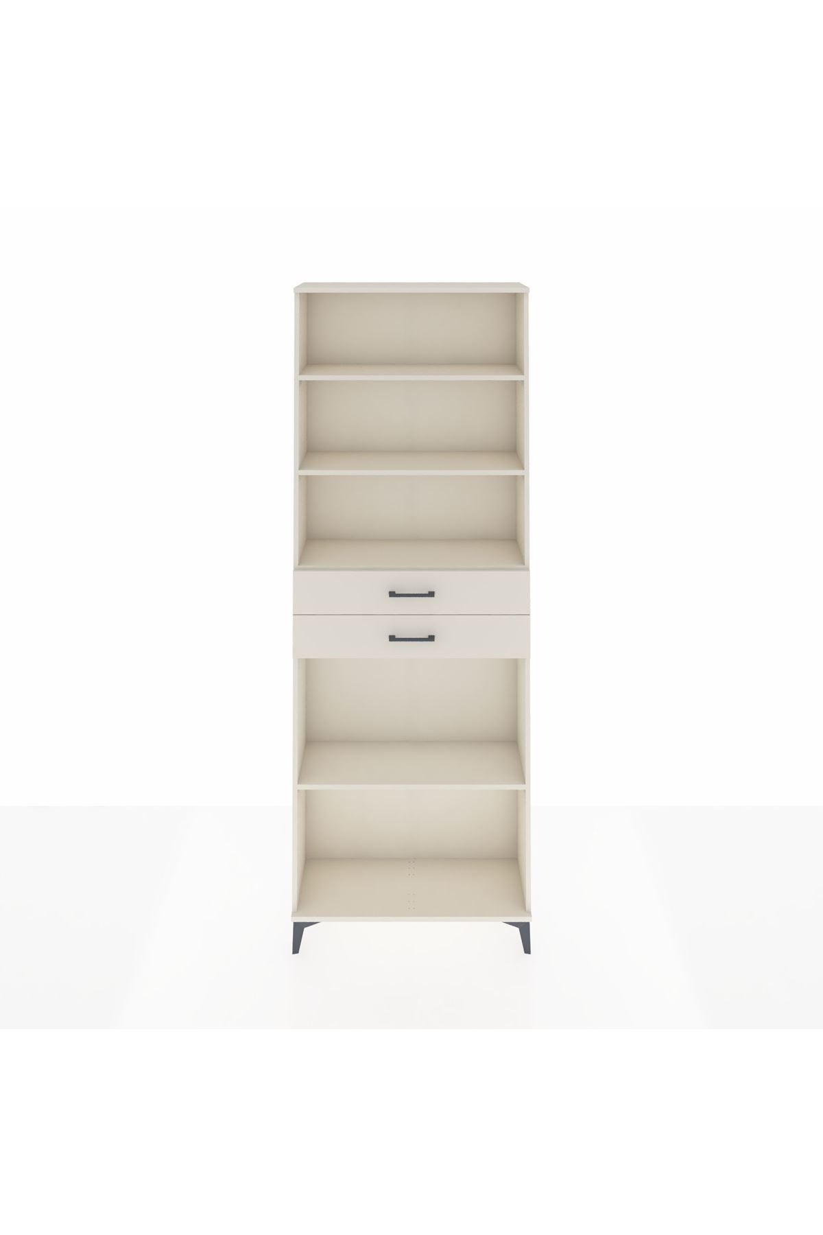 Arges Dolap 4 Raflı 2 Çekmeceli 88x30x243 Aytaşı-Aytaşı