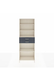 Arges Dolap 4 Raflı 2 Çekmeceli 88x30x243 Aytaşı-Antrasit