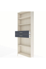 Arges Dolap 4 Raflı 2 Çekmeceli 88x30x243 Aytaşı-Antrasit