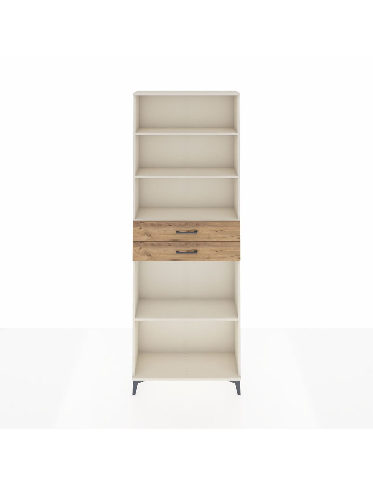 Arges Dolap 4 Raflı 2 Çekmeceli 88x30x243 Aytaşı-Çam