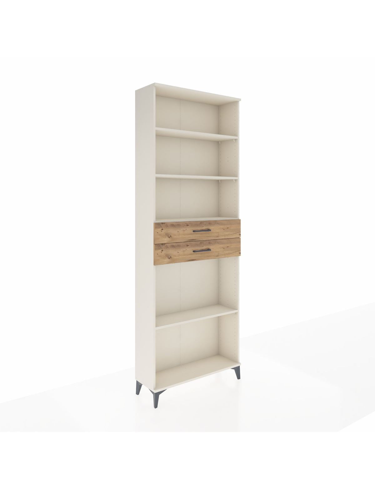 Arges Dolap 4 Raflı 2 Çekmeceli 88x30x243 Aytaşı-Çam