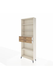 Arges Dolap 4 Raflı 2 Çekmeceli 88x30x243 Aytaşı-Çam